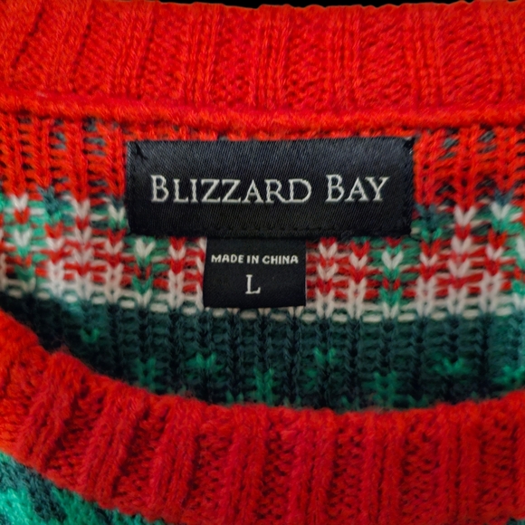Men's Blizzard Bay Christmas Sweater Size Large - Picture 3 of 6